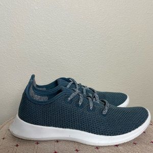 Allbirds Navy Wool Tree Runner Shoes Women's 7